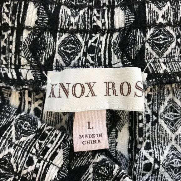 Knox Rose Boho Wide Leg Pants Size Large - Picture 6 of 10